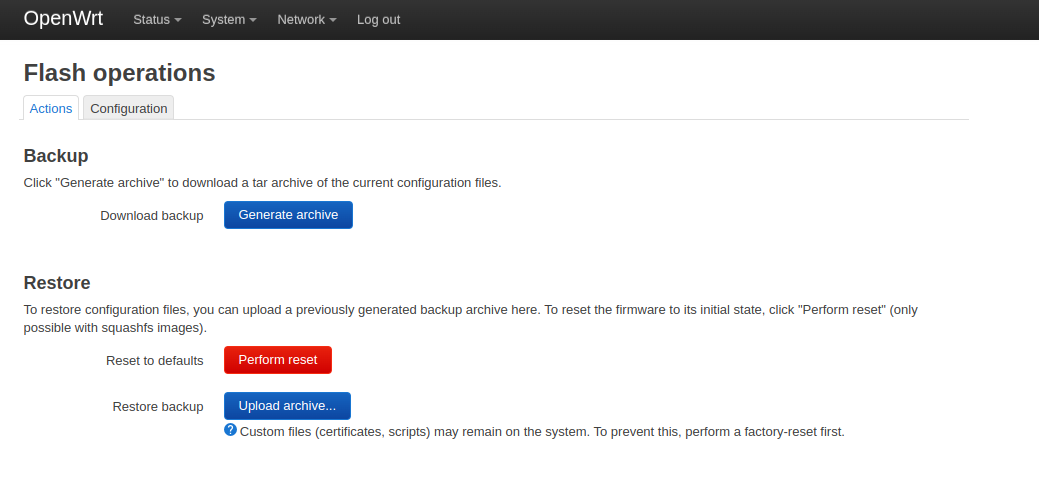 openwrt-backup-restore